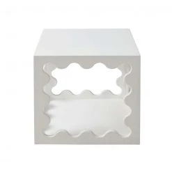 Jonathan Adler FURNITURE Ripple Lacquer Cube