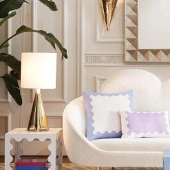 Jonathan Adler FURNITURE Ripple Lacquer Cube