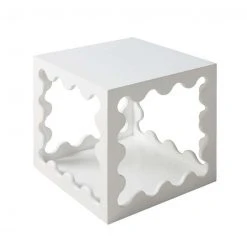 Jonathan Adler FURNITURE Ripple Lacquer Cube