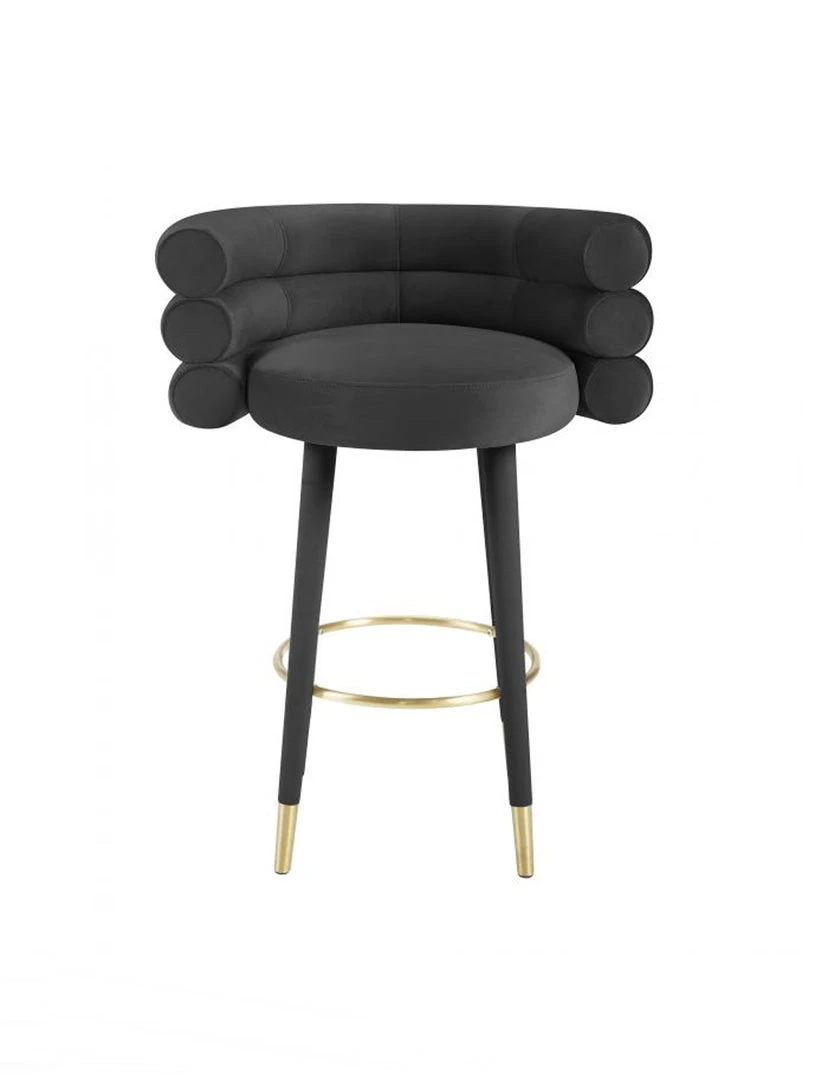 Tov Joge Velvet Bar Stool 9 Tov Joge Velvet Bar Stool