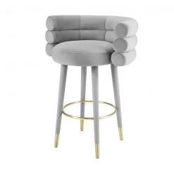 Tov Joge Velvet Bar Stool 17 Tov Joge Velvet Bar Stool