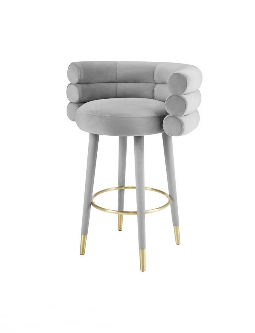 Tov Joge Velvet Bar Stool 6 Tov Joge Velvet Bar Stool