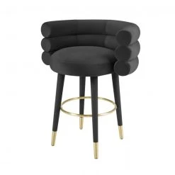 Tov Joge Velvet Counter Stool FURNITURE