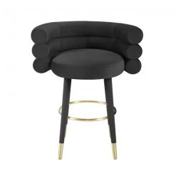 Tov Joge Velvet Counter Stool FURNITURE