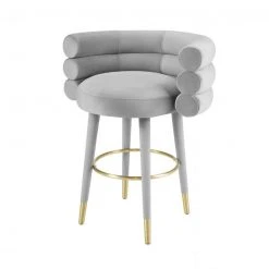 Tov Joge Velvet Counter Stool FURNITURE