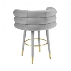 Tov Joge Velvet Counter Stool FURNITURE