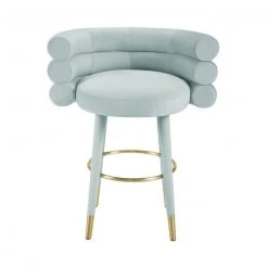 Tov Joge Velvet Counter Stool FURNITURE