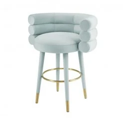 Tov Joge Velvet Counter Stool FURNITURE