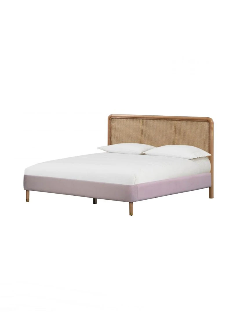Tov Kabani Bed, Blush FURNITURE 2 Tov Kabani Bed, Blush FURNITURE