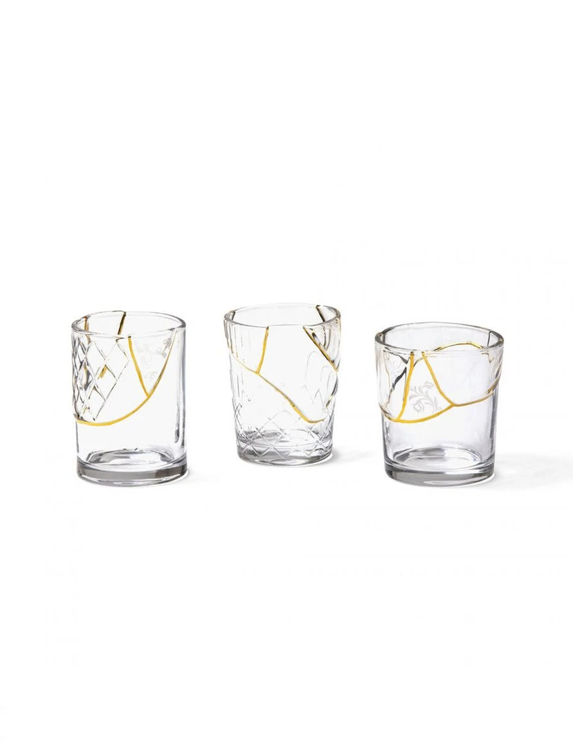 NEW ARRIVAL Seletti Kintsugi Glass, Style 3 4 NEW ARRIVAL Seletti Kintsugi Glass, Style 3