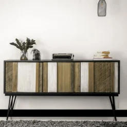 LH Imports Noir Cavana Sideboard FURNITURE
