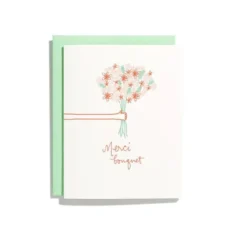 Iron Curtain Press DECOR Merci Bouquet Card
