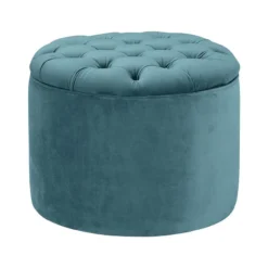 Tov FURNITURE Quinz Storage Ottoman