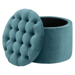 Tov FURNITURE Quinz Storage Ottoman