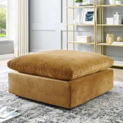 Modway FURNITURE Cody Velvet Ottoman