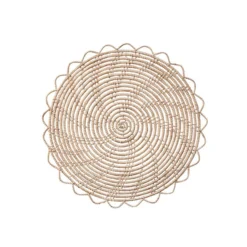 Creative Co-op KITCHEN Round Natural Woven Palm Placemat