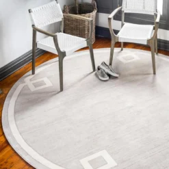 Unique Loom Oriental Round Rug