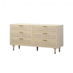 Tov Sera Buttermilk 6 Drawer Dresser FURNITURE