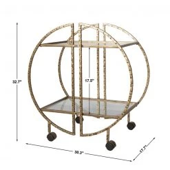 Uttermost FURNITURE Zelda Bar Cart