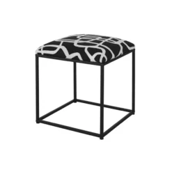 Uttermost Lines Accent Stool 6 Uttermost Lines Accent Stool