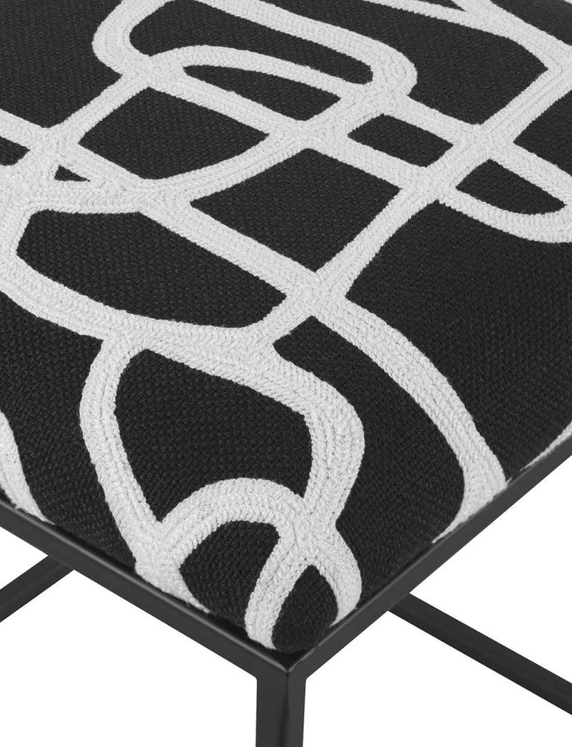 Uttermost Lines Accent Stool 4 Uttermost Lines Accent Stool