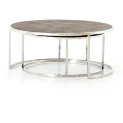 Four Hands Greenish Nesting Coffee Table