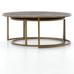 Four Hands Greenish Nesting Coffee Table