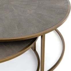 Four Hands Greenish Nesting Coffee Table