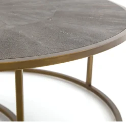 Four Hands Greenish Nesting Coffee Table