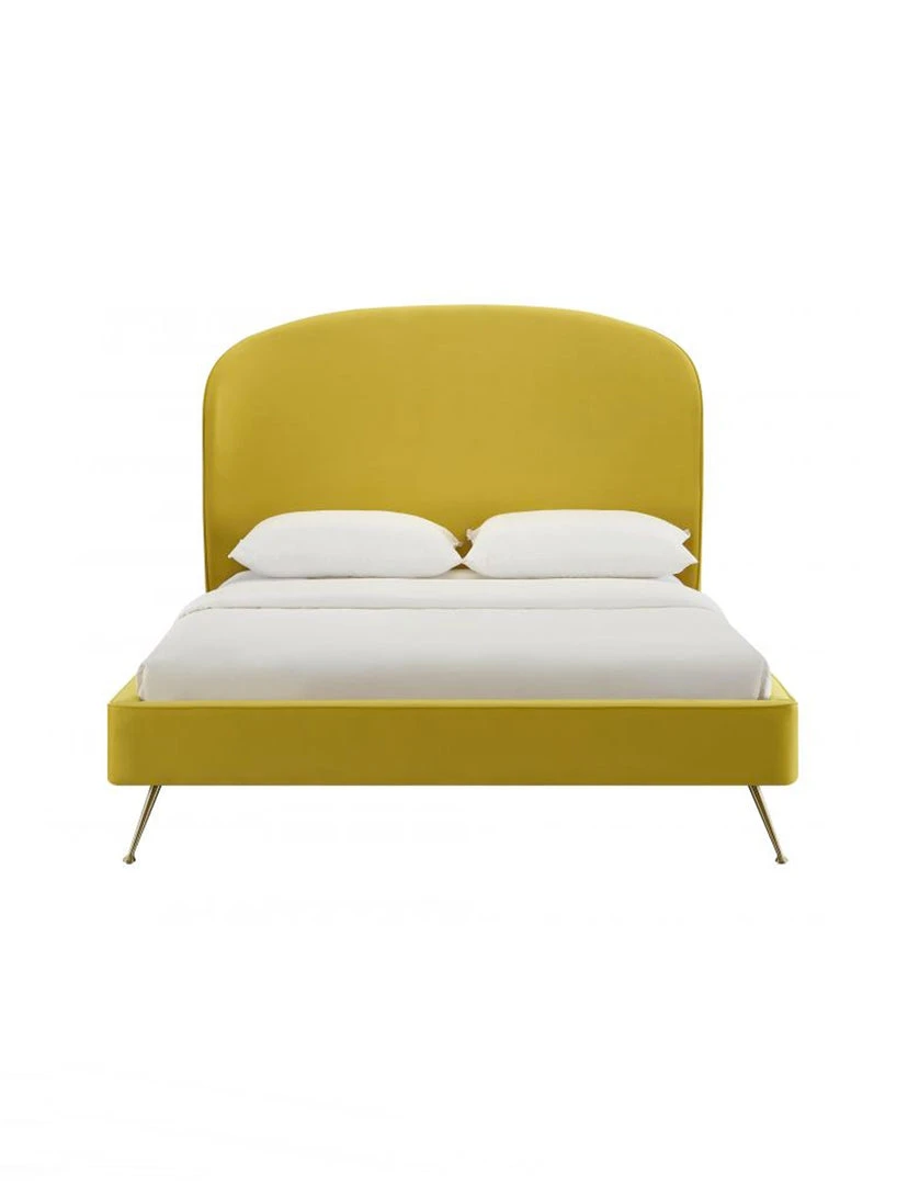 Tov FURNITURE Vicki Bed, Yellow 1 Tov FURNITURE Vicki Bed, Yellow