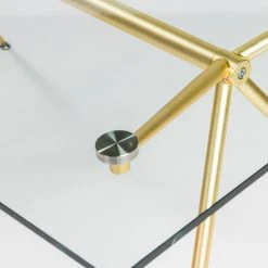 Euro Style Atia Gold Dining Table FURNITURE