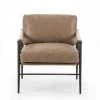 Four Hands Roman Leather Chair FURNITURE