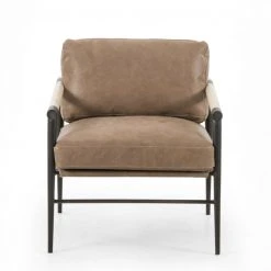 Four Hands Roman Leather Chair FURNITURE