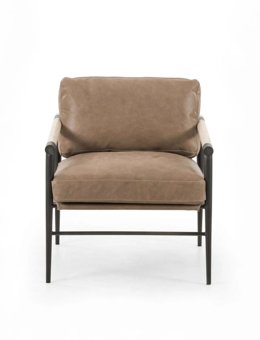 Four Hands Roman Leather Chair FURNITURE 1 Four Hands Roman Leather Chair FURNITURE