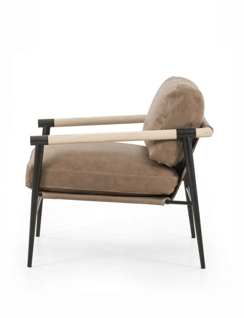 Four Hands Roman Leather Chair FURNITURE 2 Four Hands Roman Leather Chair FURNITURE