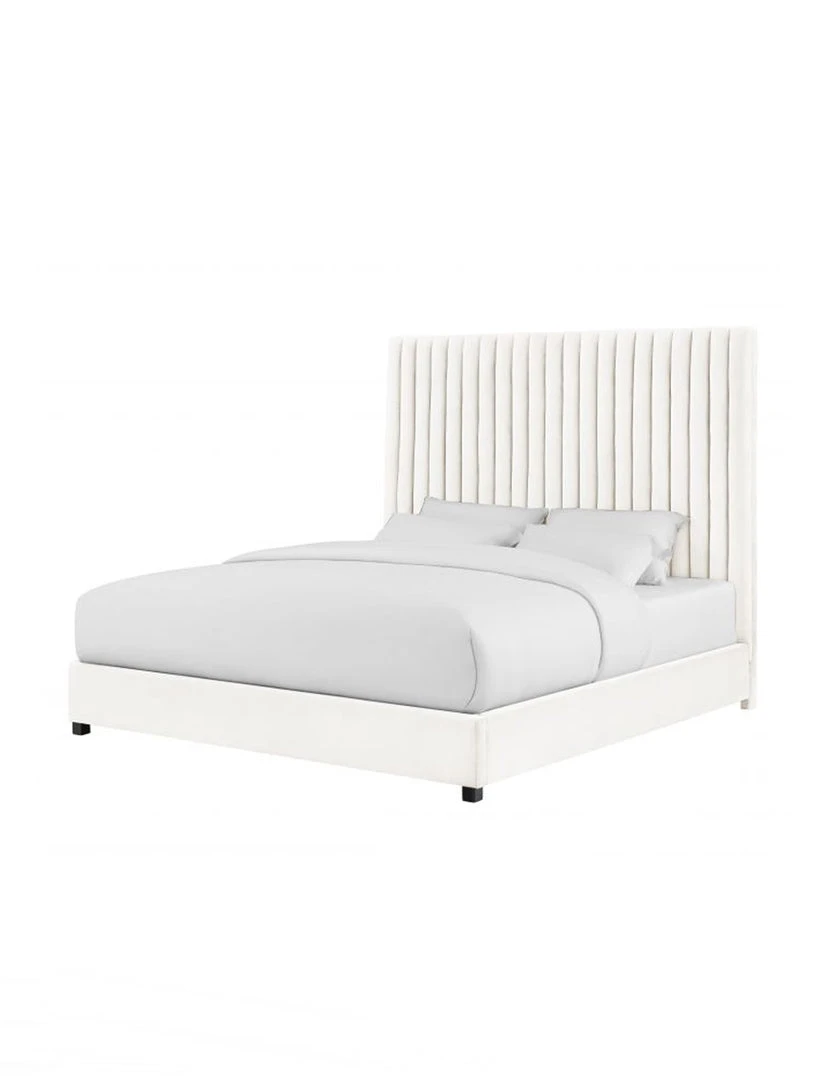 Tov FURNITURE Addison Bed, White 2 Tov FURNITURE Addison Bed, White