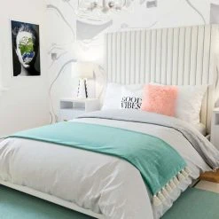 Tov FURNITURE Addison Bed, White 8 Tov FURNITURE Addison Bed, White