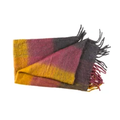 Tov Afia Wool Throw, Multi Color