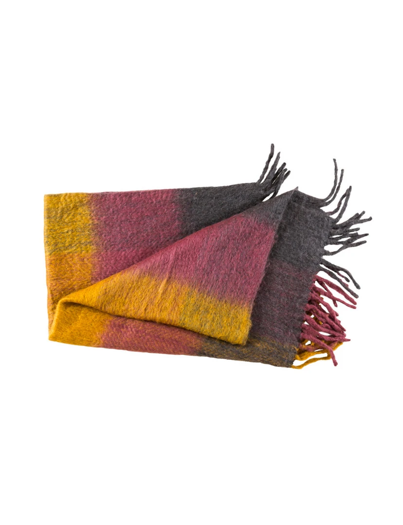 Tov Afia Wool Throw, Multi Color 2 Tov Afia Wool Throw, Multi Color