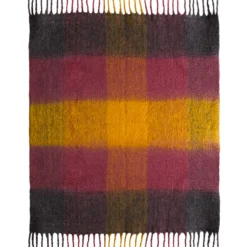 Tov Afia Wool Throw, Multi Color
