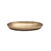 Bidk Home Alum Oval Gold Tray