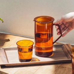 NEW ARRIVAL Kinto Cast Amber Jug 750ml