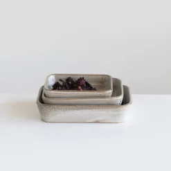 Creative Co-op Reactive Glaze Stoneware Dishes KITCHEN 11 Creative Co-op Reactive Glaze Stoneware Dishes KITCHEN