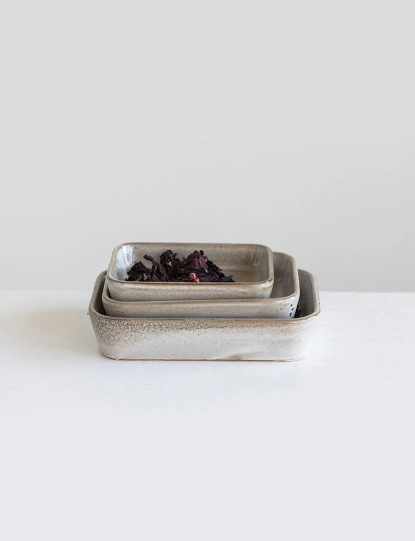 Creative Co-op Reactive Glaze Stoneware Dishes KITCHEN 6 Creative Co-op Reactive Glaze Stoneware Dishes KITCHEN