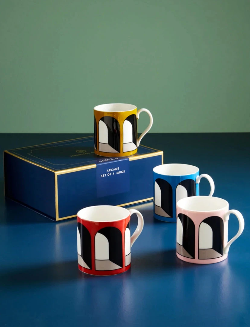 Jonathan Adler KITCHEN Arcade Mug, Set Of 4 4 Jonathan Adler KITCHEN Arcade Mug, Set Of 4