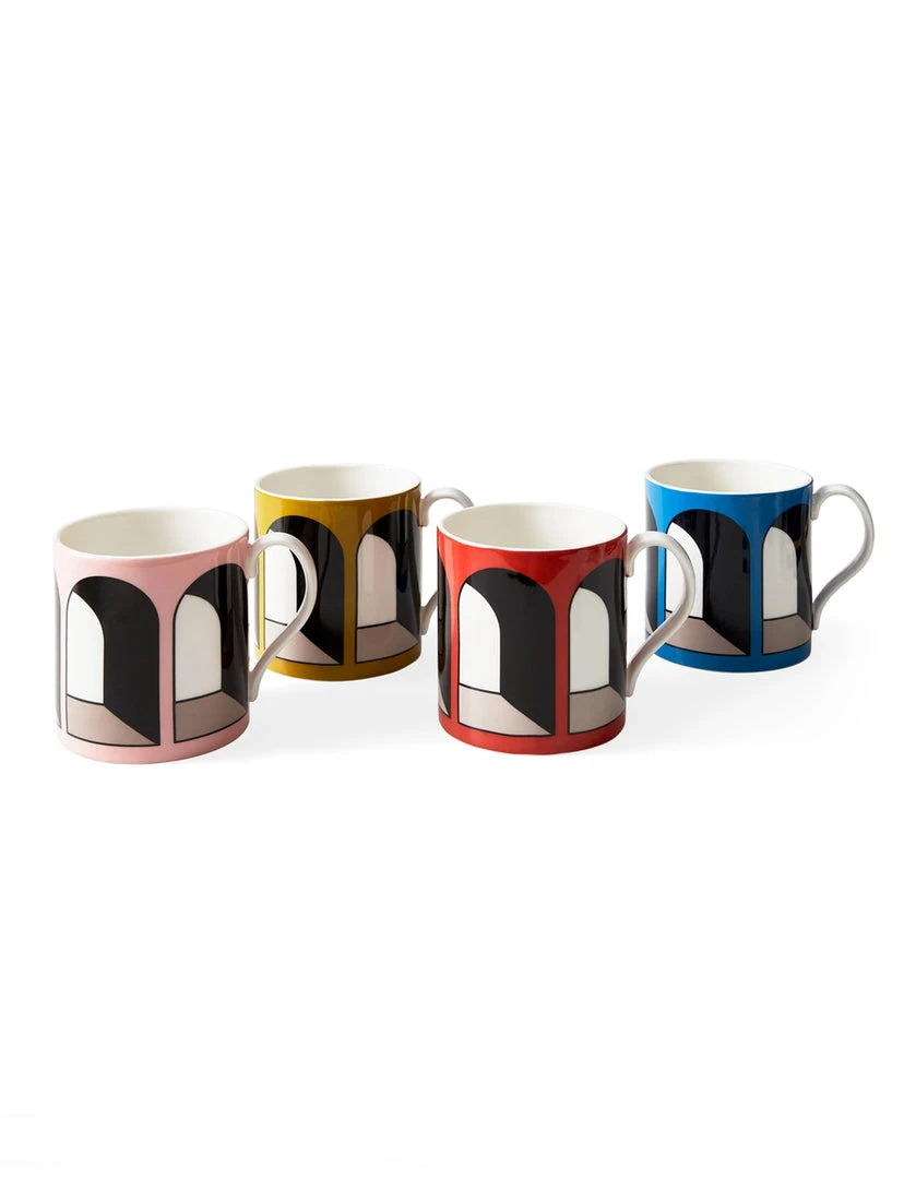Jonathan Adler KITCHEN Arcade Mug, Set Of 4 1 Jonathan Adler KITCHEN Arcade Mug, Set Of 4