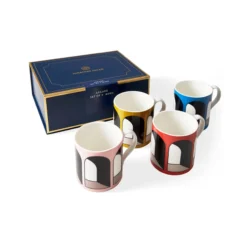 Jonathan Adler KITCHEN Arcade Mug, Set Of 4