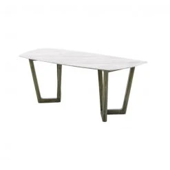 LH Imports FURNITURE Aries Dining Table 71"