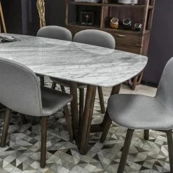 LH Imports FURNITURE Aries Dining Table 71