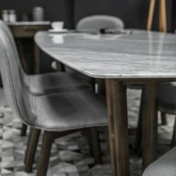 LH Imports FURNITURE Aries Dining Table 71